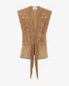 Isabel Marant Dalila Cardigan In Beige