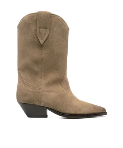 Isabel Marant Western Mid-calf Boots In Brown