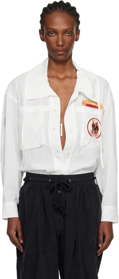 Isabel Marant White Chely Shirt