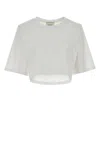 Isabel Marant T-shirt Zaely Oversize In Cotone Bianco In White