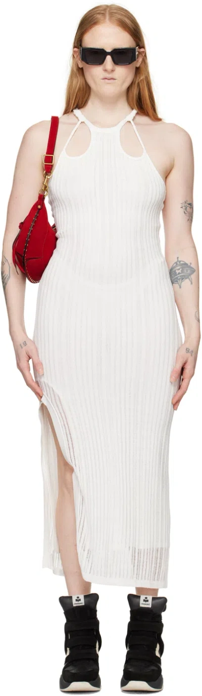 Isabel Marant White Deborah Midi Dress