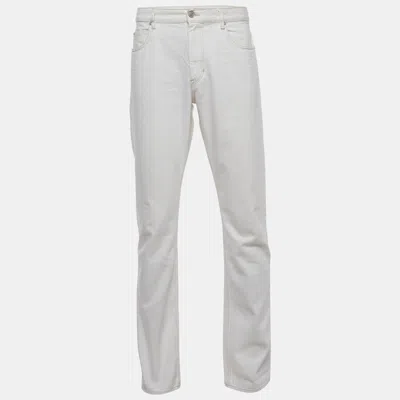 Pre-owned Isabel Marant White Denim Straight Fit Jeans M /waist 34.5"