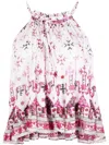 Isabel Marant White Fabino Printed Top In White