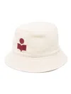 Isabel Marant Haley Cotton Embroidered Bucket Hat In White