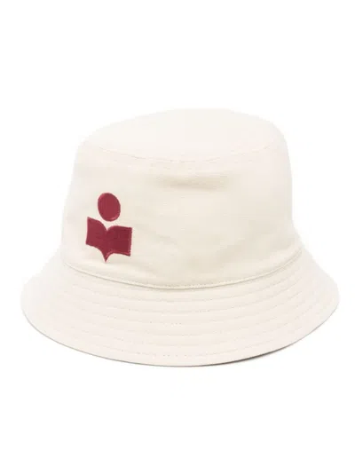 ISABEL MARANT WHITE HALEY BUCKET HAT