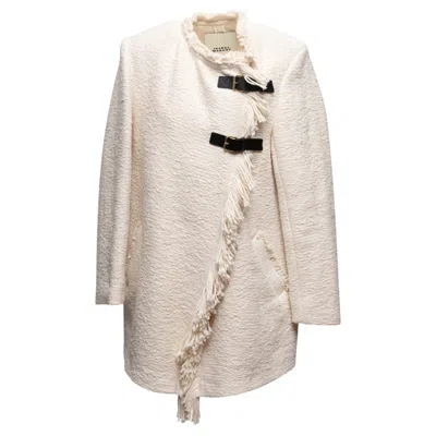 Pre-owned Isabel Marant White  Gameia Coat Size Fr 36