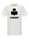 Isabel Marant Marant Karman T Shirt With Flocked Logo In White