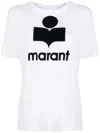 Isabel Marant White Logo T-shirt In White