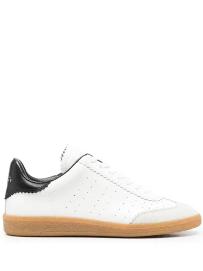 Isabel Marant White Low-top Lace-up Sneakers
