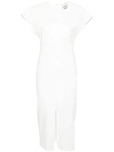 Isabel Marant Mirna Midi Dress In White