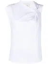 Isabel Marant Nayda Bow-detailed T-shirt In White