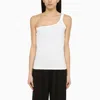 ISABEL MARANT ISABEL MARANT WHITE ONE-SHOULDER COTTON TANK TOP WOMEN