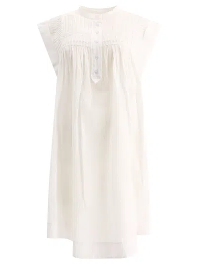 Isabel Marant White Pleated Dress For Women