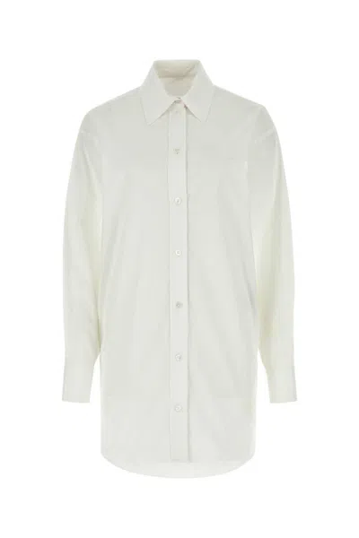 ISABEL MARANT WHITE POPLIN CYLVANY SHIRT