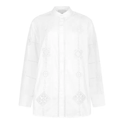 Isabel Marant White Poplin Soeline Shirt