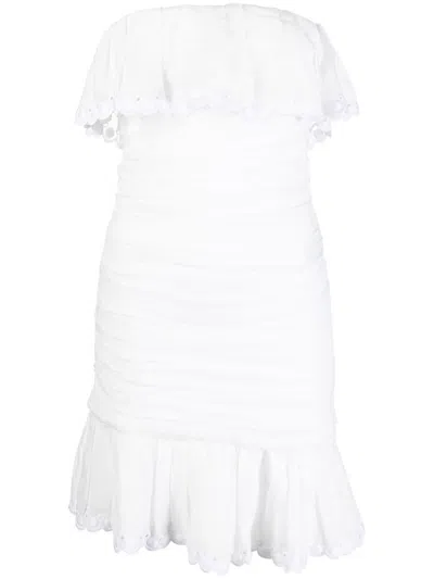 Isabel Marant White Ramie Dress For Women Spring/summer 2024