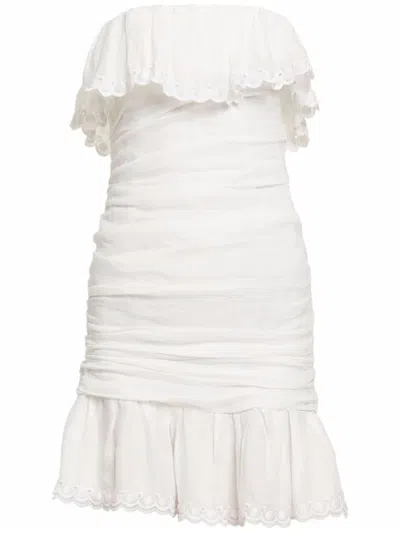 Isabel Marant White Ramie Minidress