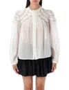 Isabel Marant White Regular Solid Shirt In White