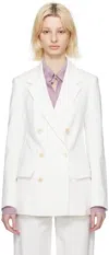 Isabel Marant Sheril Double-breasted Blazer In White In 20wh White