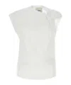 Isabel Marant Solid Color Short Sleeve T-shirt In White