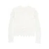 Isabel Marant Ludivine Mock-neck Cotton Lace Top In White