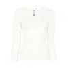 Isabel Marant Long Sleeve Cotton Top In Gray