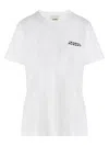Isabel Marant White Embroidered Logo T-shirt In White