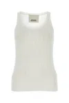 ISABEL MARANT WHITE VISCOSE BLEND DORSIA TANK TOP