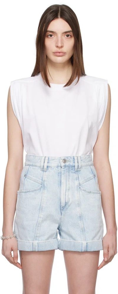 Isabel Marant White Zutti Tank Top
