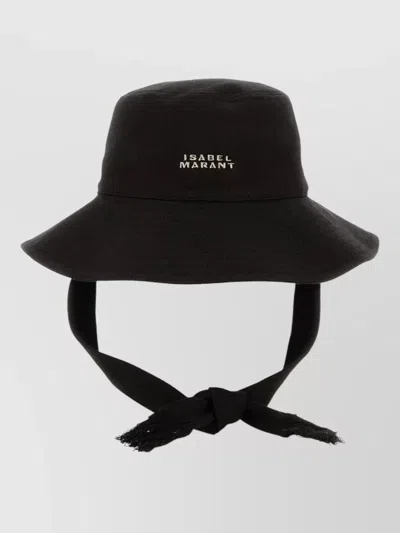 Isabel Marant Wide Brim Hat Featuring Chin Strap