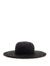 Isabel Marant Tulum Woven Raffia Sun Hat In Black