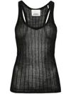 Isabel Marant Dorsia Open-knit Top In Black  