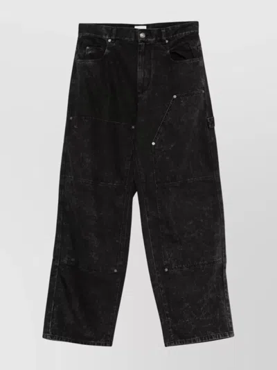 ISABEL MARANT WIDE LEG CARGO TROUSERS