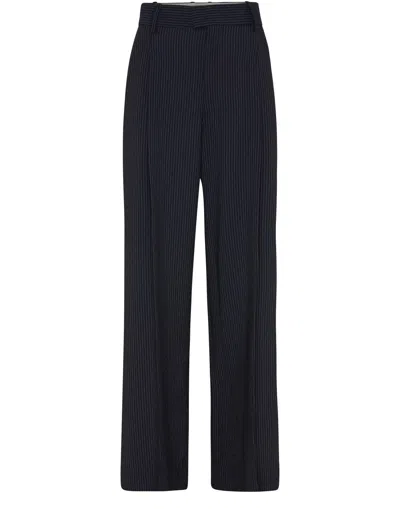 Isabel Marant Wide-leg Casual Pants In Black
