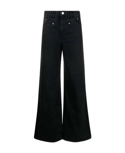 ISABEL MARANT LEMONY WIDE-LEG JEANS