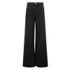 Isabel Marant Wide-leg High-waist Jeans In Black