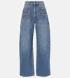 Isabel Marant Wide-leg Jeans In Blue
