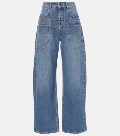 Isabel Marant Wide-leg Jeans In Blue