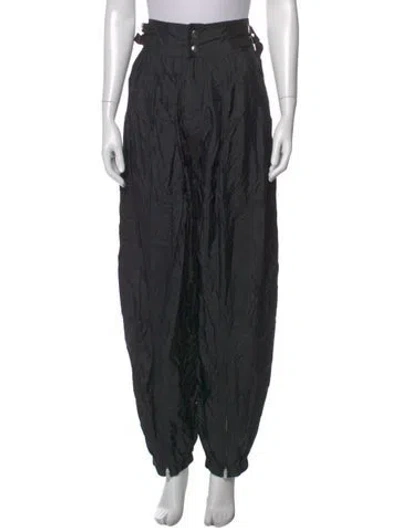 Pre-owned Isabel Marant Wide Leg Pants In Black