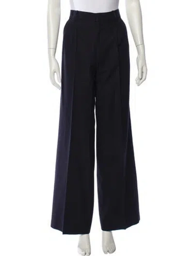 Pre-owned Isabel Marant Wide Leg Pants In Blue