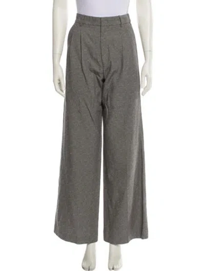Pre-owned Isabel Marant Wide Leg Pants In Gray