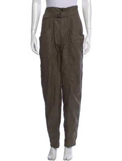 Pre-owned Isabel Marant Wide Leg Pants In Green
