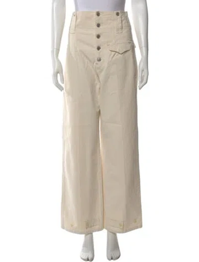 Pre-owned Isabel Marant Wide Leg Pants In Neutral