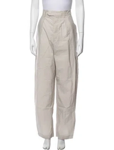 Pre-owned Isabel Marant Wide Leg Pants In Neutrals