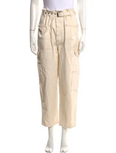 Pre-owned Isabel Marant Wide Leg Pants In Neutrals
