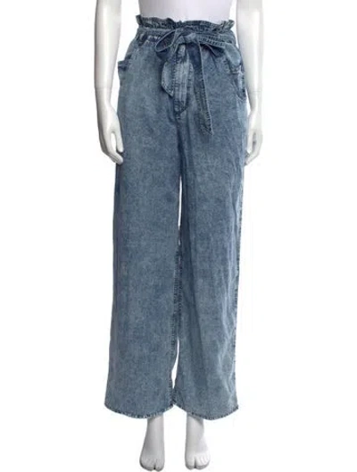 Pre-owned Isabel Marant Wide Leg Pants W/ Tags In Blue