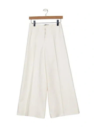 Pre-owned Isabel Marant Wide Leg Pants In White