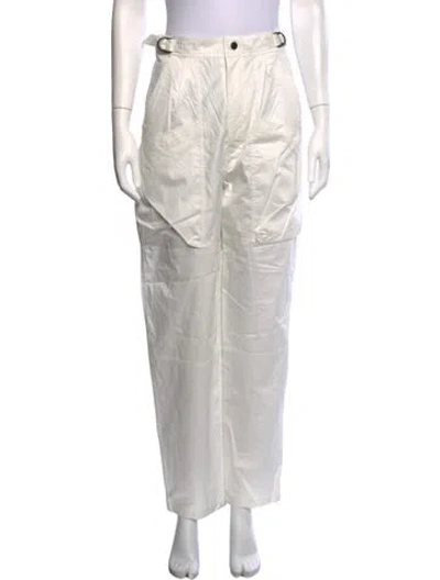 Pre-owned Isabel Marant Wide Leg Pants In White