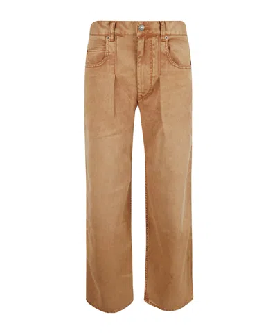 Isabel Marant Wide-leg Jeans In Brown