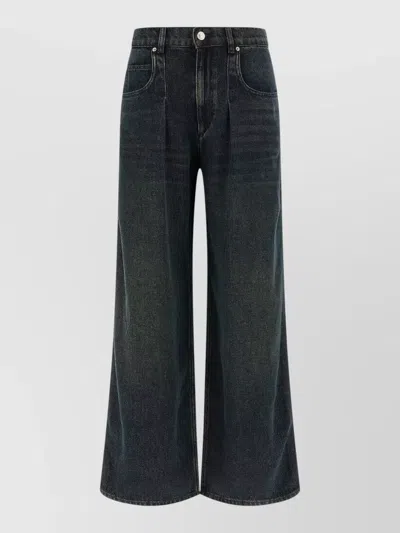 Isabel Marant Wide-leg Trousers In Blue